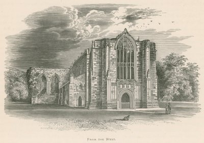 Bolton Priory, von Westen von Alexander Francis Lydon