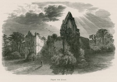 Dryburgh Abbey, vom Osten von Alexander Francis Lydon