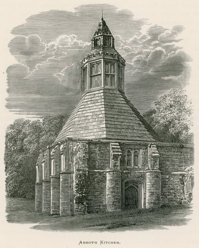 Glastonbury Abbey, Abtsküche von Alexander Francis Lydon