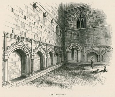 Melrose Abbey, Die Kreuzgänge von Alexander Francis Lydon