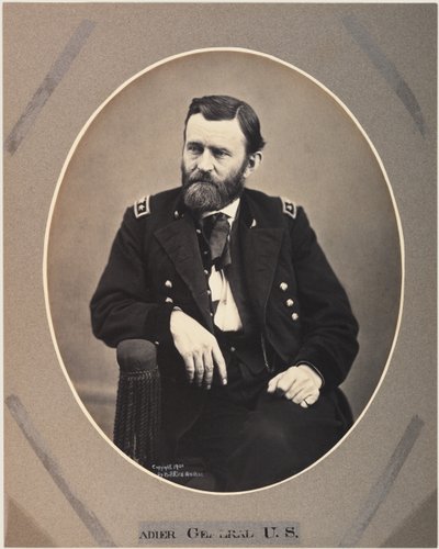 Platin-Reis-Druck von Ulysses S. Grant, 1865, gedruckt 1901 von Alexander Gardner
