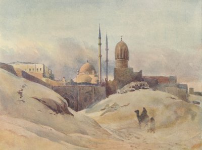 Die Zitadelle, Kairo, in einem Sandsturm, ca. 1880 von Alexander Henry Hallam Murray