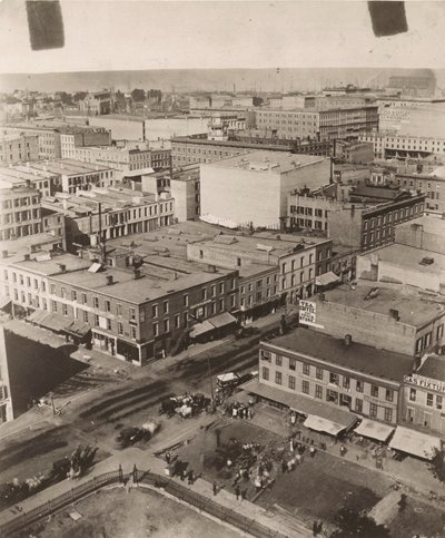 Blick nach Nordosten vom Kuppel des Gerichtsgebäudes in Chicago von Alexander Hesler