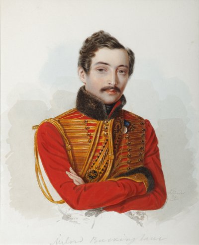 Porträt von Vladimir Dmitrievich Bakaev von Alexander Ivanovich Klünder