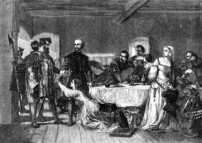 Die Verhaftung von John Brown aus Ashford, ein Lollarde, 1517 von Alexander Johnston