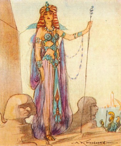 Kleopatra VII., 69-30 v. Chr., Königin von Ägypten, 1937 von Alexander K. MacDonald