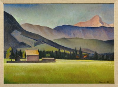 Danielspitze in den Zugspitzbergen, Bayern von Alexander Kanoldt