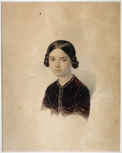 Porträt von Sofia Alexandrovna Briullowa von Alexander Petrovich Sokolov