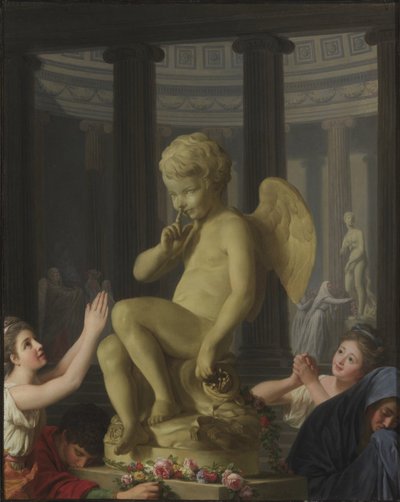 Amors Anbetung von Alexander Roslin