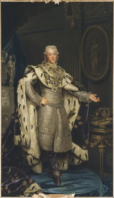 Porträt von König Gustav III. von Schweden von Alexander Roslin