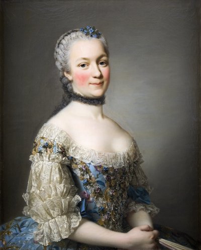 Porträt, Frau von Alexander Roslin