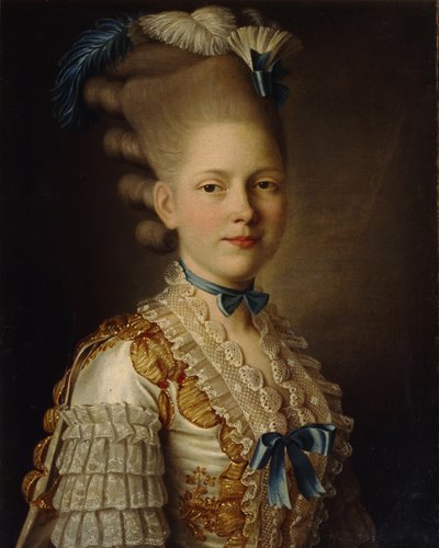 Porträt der Gräfin Kh. Obolenskaya, ca. 1776 von Alexander Roslin