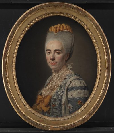 Porträt von Mme Antoinette-Louise Issard-Lacour, verheiratet mit Ch. A. Bourlet de Vauxelles von Alexander Roslin