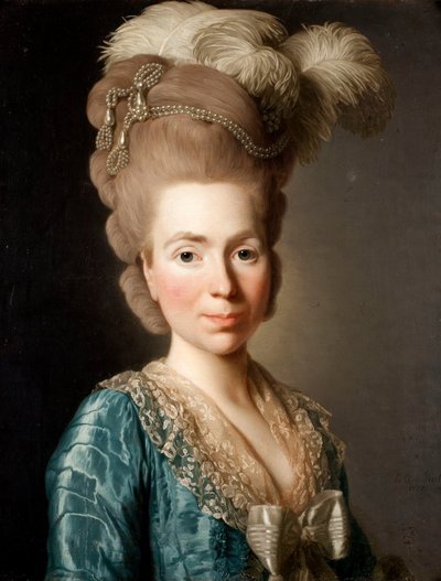 Porträt der Prinzessin Natalia Petrovna Golitsyn, geborene Tjernysjev von Alexander Roslin