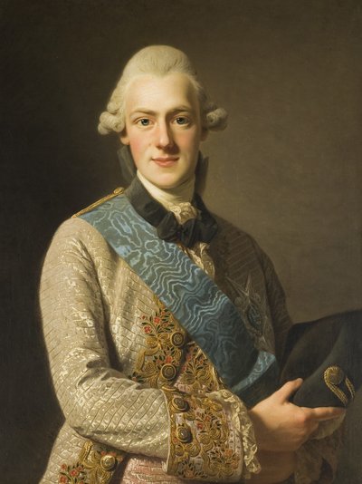 Herzog Fredrik Adolf, Bruder von Gustav III. von Alexander Roslin