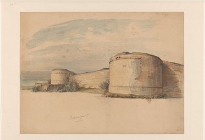 Rondellen Haat en Nijd und Die Fünf Köpfe an der Zwanengracht in Maastricht von Alexander Schaepkens