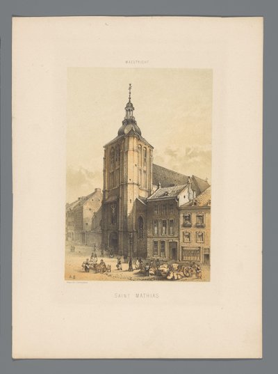 Sint-Matthiaskerk te Maastricht (Monuments de Maestricht) von Alexander Schaepkens