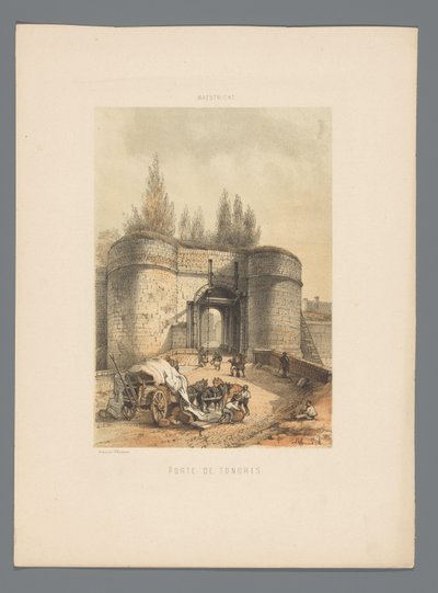 Tongersepoort in Maastricht von Alexander Schaepkens