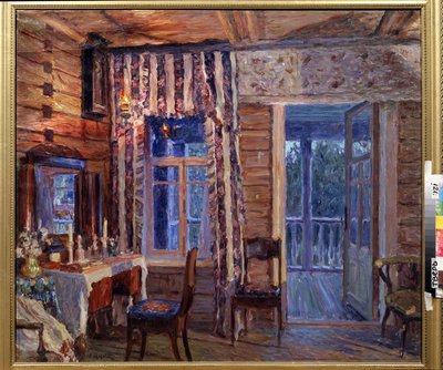 Interieur mit Ikonenlampe von Alexander Viktorovich Moravov