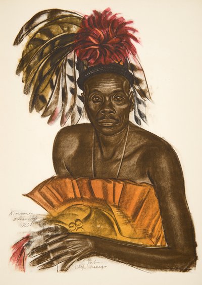Tuba, Chef Matchaga (Niangara) (Haut Ouelle), aus Dessins et Peintures d