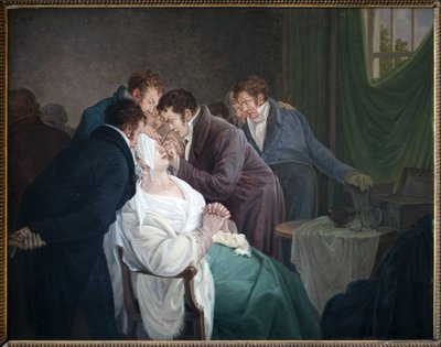 Die Operation des Grauen Stars durch Baron Guillaume Dupuytren von Alexandre Jean Dubois Drahonet