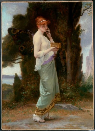 Psyche mit der Büchse der Proserpina von Alexandre Cabanel