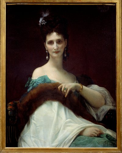Porträt der Gräfin von Keller (Marquise von Saint Yves d