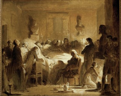 Die letzten Momente des Herzogs von Berry von Alexandre Evariste Fragonard