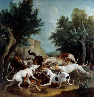 Wolfsjagd von Alexandre Francois Desportes