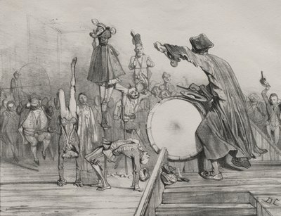 Großer Akrobat!, 1830-1831 von Alexandre Gabriel Decamps