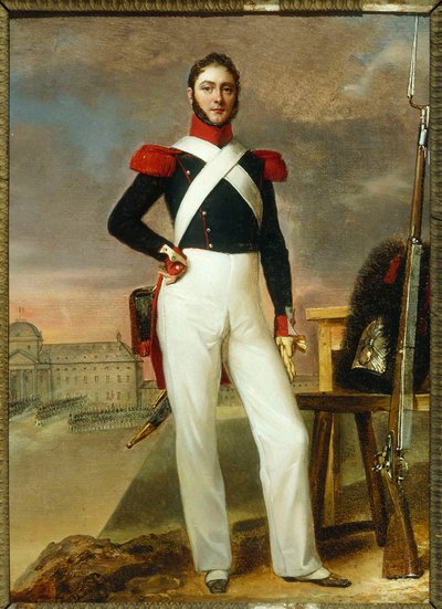 Marin Burty, Händler von Neuheiten, in Grenadieruniform von Alexandre Jean Dubois Drahonet