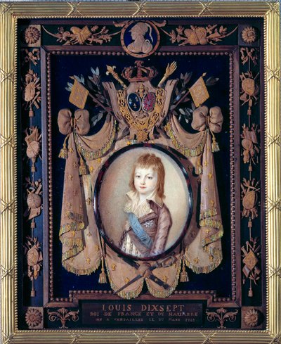 Porträt des Delfins Louis XVII von Alexandre Kucharski