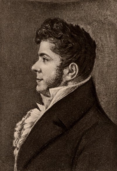 Porträt des französischen Romanciers Stendhal von Alexandre Marie Longuet