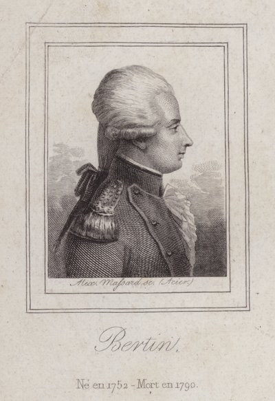 Antoine de Bertin, französischer Dichter von Alexandre Massard