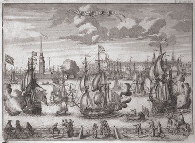 Ansicht von Sankt Petersburg, 1727 von Alexei Fyodorovich Zubov