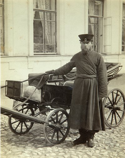 Ein Kutscher von Alexei Sergeevich Mazurin
