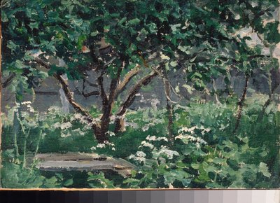Eine Ecke des Gartens von Alexei Steipanovitch Stepanov