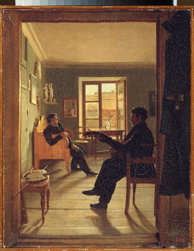 Das Atelier der Brüder Chernetsov von Alexei Vasilievich Tyranov