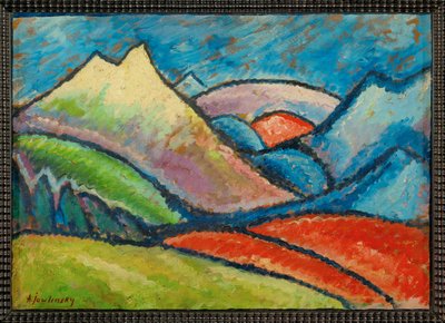 Landschaft Oberstdorf von Alexej von Jawlensky