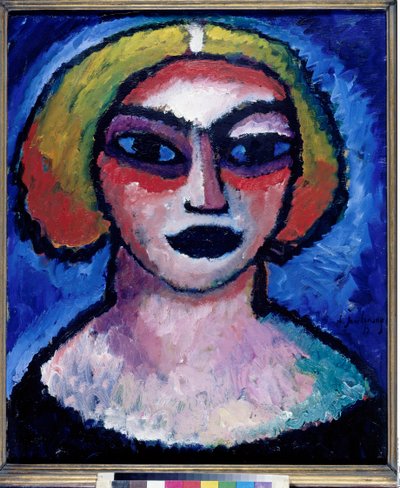 Kopf einer Frau von Alexej von Jawlensky