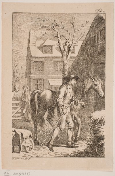 Das junge Fohlen und der Bauer von Alexia von Lode