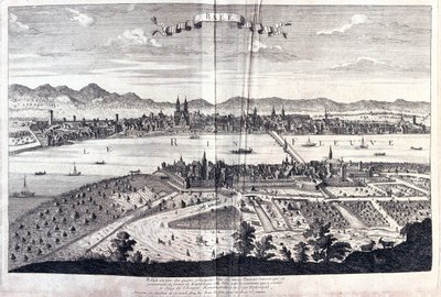 Basel, Schweiz, von A.H. Jaillot in 