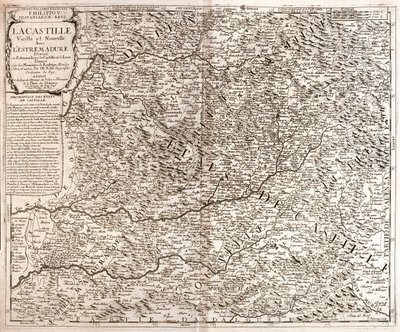 Kastilien und León, Spanien von Alexis Hubert Jaillot