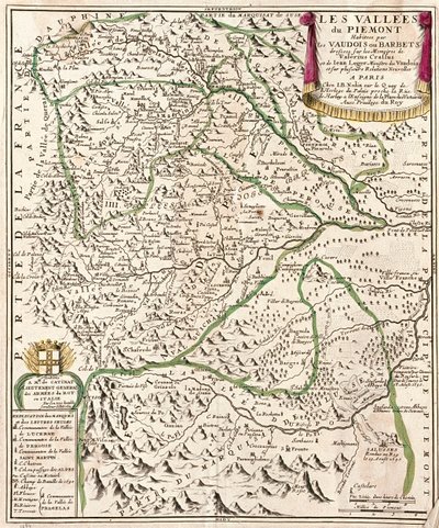 Piemont-Tal, Italien von Alexis Hubert Jaillot