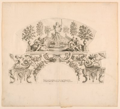 Fächerblätter, achte und neunte Platten des Sets "Divers Desseins de grands Eventails, Encrans, et autres Ornamens, inventés et gravés par Nicolas Loire" von Alexis Loir