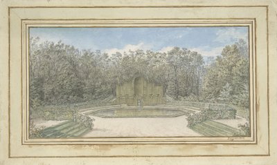 Ansicht eines Laubengangs in einem Park von Alexis Nicolas Pérignon (le vieux)