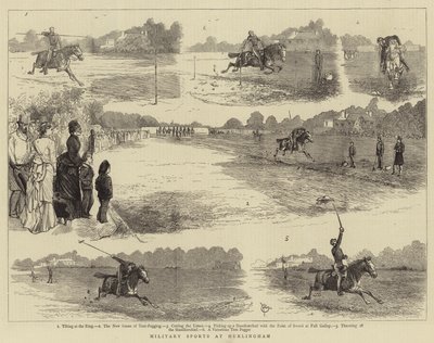 Militärsport in Hurlingham von Alfred Chantrey Corbould
