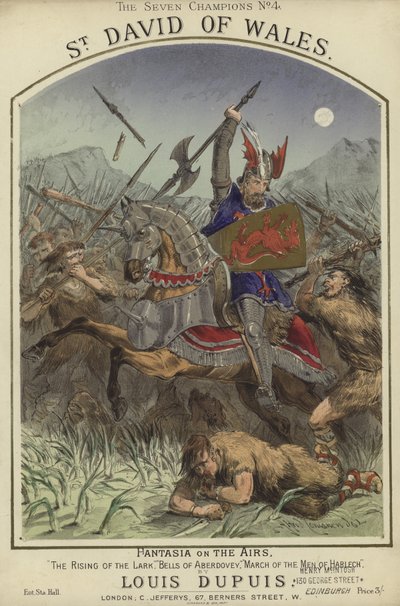 Titelblatt von St. David von Wales von Alfred Concanen