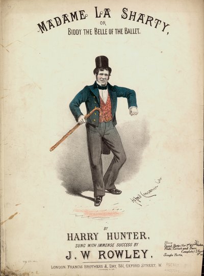 Madame La Sharty oder Biddy die Schöne des Balletts von Alfred Concanen