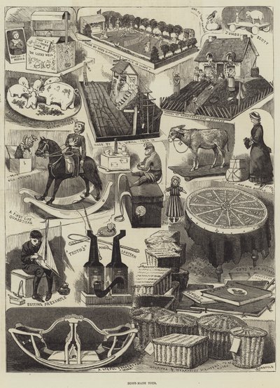 Selbstgemachte Spielzeuge von Alfred Courbould